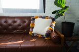 Festive Pom-pom Pillow Cover image 1 thumbnail