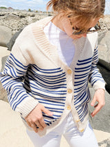 Coastal Striped Cardigan image 1 thumbnail