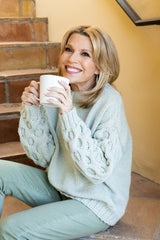 Beehive Sleeve Sweater image 1 thumbnail