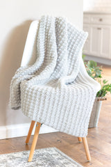 Crochet Kit - Textured Puff Blanket image 1 thumbnail