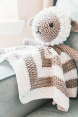 Crochet Kit - Little Lamb Lovey image 1 thumbnail