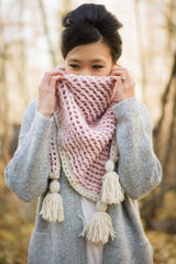 Crochet Kit - Crosswinds Triangle Scarf image 2 thumbnail