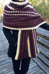 Crochet Kit - Chocolate Covered Cherries Wrap image 1 thumbnail