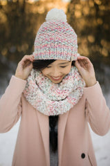 Knit Kit - Cotton Candy Cowl & Beanie image 1 thumbnail