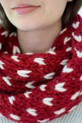 Knit Kit - Little Hearts Infinity image 1 thumbnail