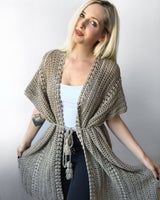 Crochet Kit - Wanderer Ruana image 2 thumbnail