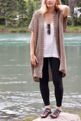 Crochet Kit - Wanderer Ruana image 1 thumbnail