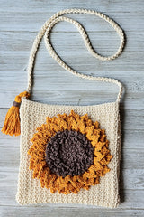 Crochet Kit - Sunflower Bag image 2 thumbnail