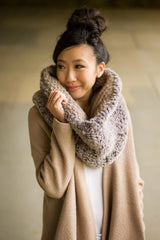 Crochet Kit - Luxe Faux Fur Cowl image 1 thumbnail