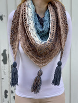 Crochet Kit - Shell Wave Shawl image 3 thumbnail