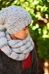 Knit Kit - Arctic Slouch Beanie and Scarf image 2 thumbnail