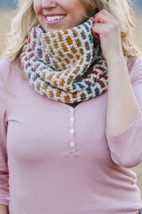 Crochet Kit - Stained Glass Cowl image 1 thumbnail