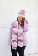 Crochet Kit - Prim Stripe Beanie & Scarf image 8 thumbnail