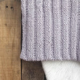 Knit Kit - Really Ribbed Receiving Blankie image 2 thumbnail