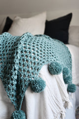 Crochet Kit - Celestial Poms Throw image 3 thumbnail
