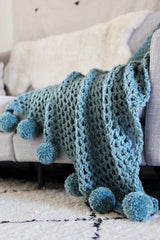 Crochet Kit - Celestial Poms Throw image 4 thumbnail