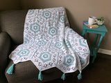 Crochet Kit - Spring Hexagon Afghan image 2 thumbnail
