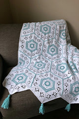 Crochet Kit - Spring Hexagon Afghan image 1 thumbnail