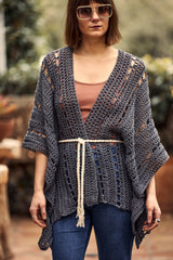 Crochet Kit - Explorers Club Poncho image 2 thumbnail