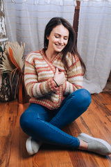 Comfy Striped Cardigan image 1 thumbnail