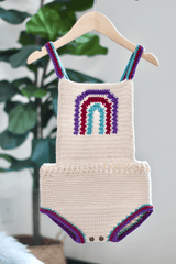 Boho Rainbow Romper image 1 thumbnail