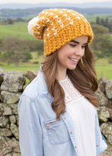 Crochet Kit - Fair Isle Biscotti Hat image 4 thumbnail