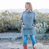Crochet Kit - Greyscale Poncho image 2 thumbnail