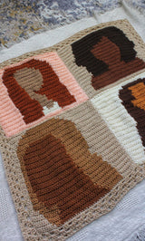 Crochet Kit - The Profiles Crochet Afghan image 2 thumbnail