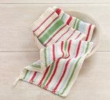 Knit Striped Dishcloths - Version 2 image 1 thumbnail