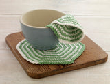 Crochet Two Color Dishcloth image 1 thumbnail