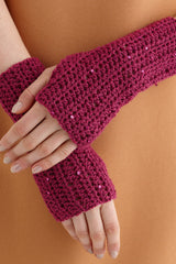 Sparkling Crochet Wristers Pattern image 1 thumbnail