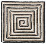 Spiraling Into Winter Afghan Pattern image 1 thumbnail