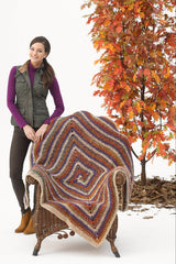 Radiant Spiral Afghan Pattern image 1 thumbnail