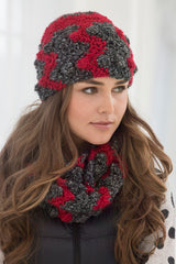Bobble Ripple Hat & Cowl image 1 thumbnail