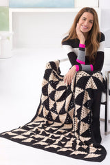 Tuxedo Afghan image 1 thumbnail
