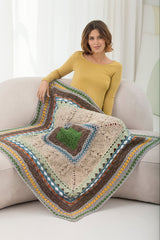 Medallion Sampler Afghan image 1 thumbnail
