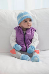 Snips And Snails Hat, Booties And Mitts image 1 thumbnail