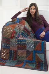Color And Stitch Sampler Afghan image 1 thumbnail