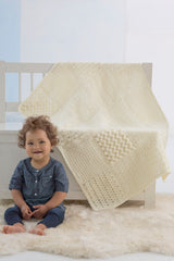 Heirloom Sampler Baby Afghan image 1 thumbnail