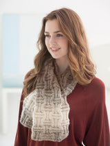 Checkerboard Rib Scarf image 2 thumbnail