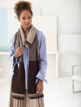 Neutral Stripes Scarf image 2 thumbnail
