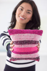 Striped Woven Pillow image 1 thumbnail