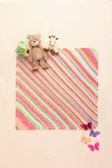Simple Diagonal Baby Afghan image 1 thumbnail