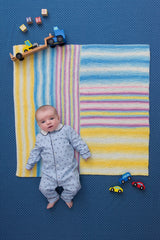 Right Angles Baby Afghan image 1 thumbnail