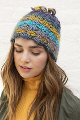 Tilted Squares Bun Hat - Version 2 image 1 thumbnail