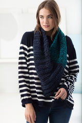 Two-Color/Two-Stitch Cowl image 1 thumbnail
