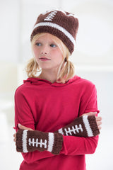 Child's Football Hat And Wristlets image 1 thumbnail