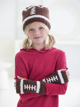 Child's Football Hat And Wristlets image 2 thumbnail