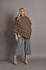 Cabled Poncho image 1 thumbnail