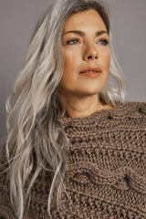 Cabled Poncho image 2 thumbnail